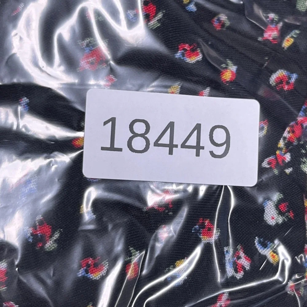 Free People Rare Feelings Maxi Dress Womens Small Black Floral Tiered Boho - Picture 15 of 15